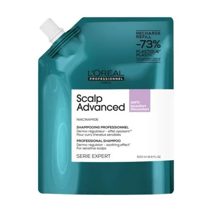L'Oréal Professionnel Serie Expert Scalp Advanced Anti-Discomfort Shampoo Refill (500ml)