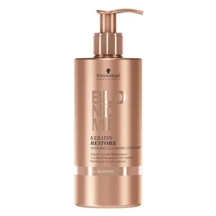 Schwarzkopf BLONDME Keratin Restore Blonding Cleansing Conditioner (500ml)