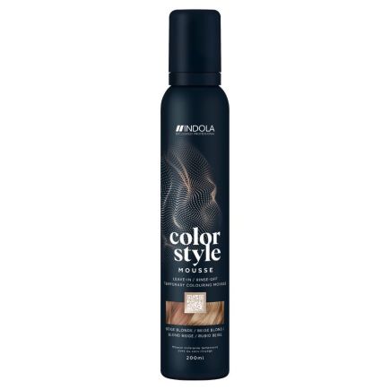 Indola Color Style Mousse Beige Blonde (200ml)