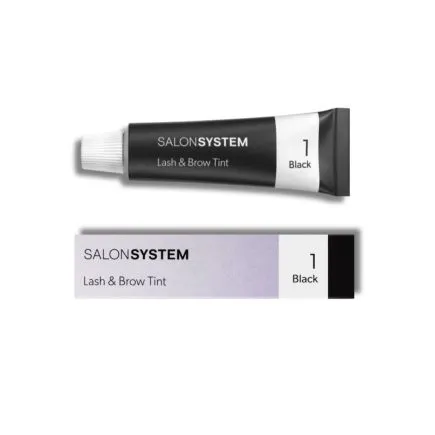 Salon System Lash & Brow Tint Black (15ml)