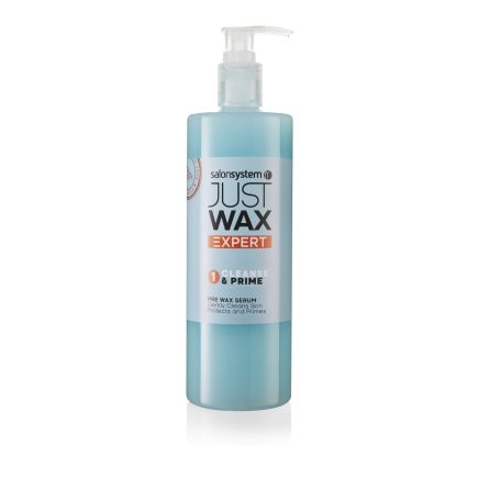 Salon System Just Wax Expert Cleanse & Prime Pre Wax Serum 500ml