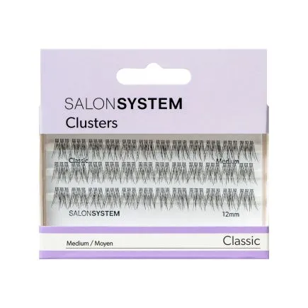 Salon System Individual Cluster Lashes Classic Medium
