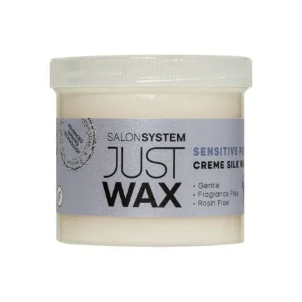 Salon System Just Wax Sensitive Pure Creme Silk Wax (425g)
