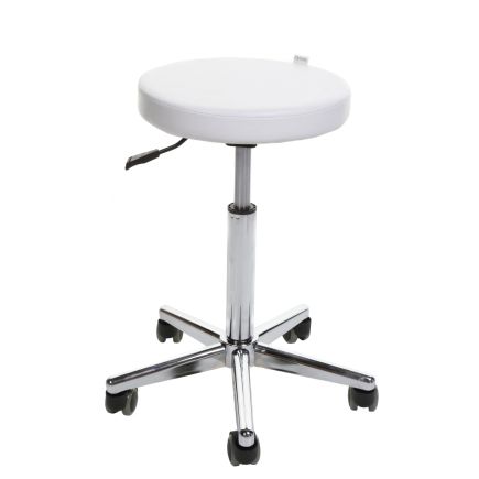 Crewe Orlando Dee Round Stool White