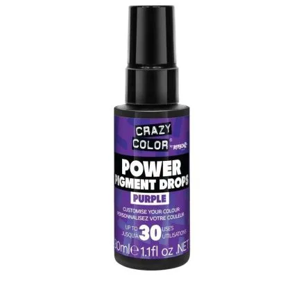 Crazy Color Power Pigment Drops Purple 30ml