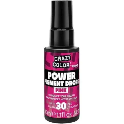 Crazy Color Power Pigment Drops Pink 30ml