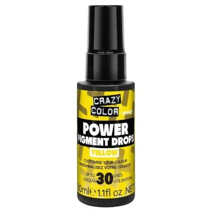 Crazy Color Power Pigment Drops Yellow 30ml