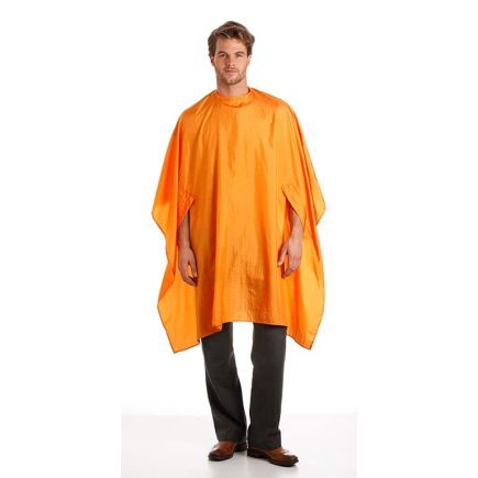 Feel For Hair Artisan Gown Trilobal Fabric Orange with Poppers
