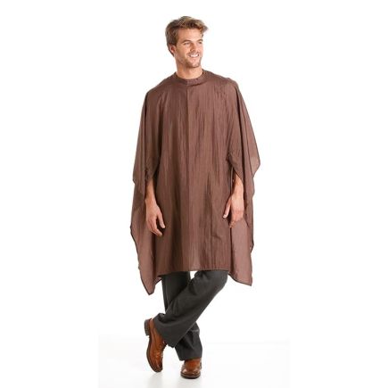 Feel For Hair Artisan Gown Trilobal Fabric Coffee Bean with Poppers