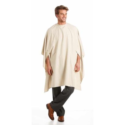 Feel For Hair Artisan Gown Microfibre Fabric Peach with Poppers