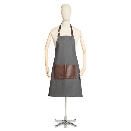 Feel For Hair Barber Apron Grey
