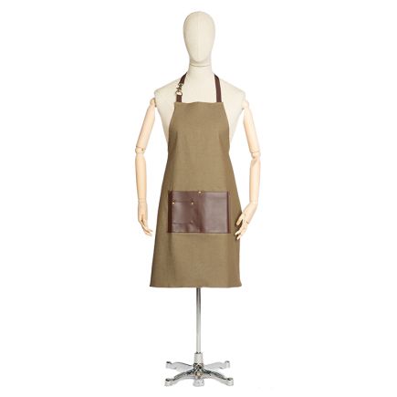Feel For Hair Barber Apron Brown