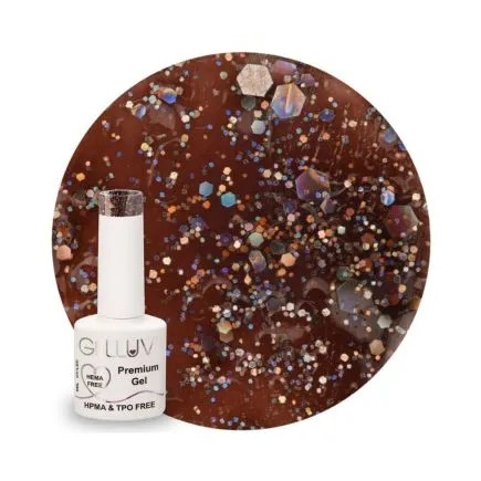 Gelluv Intense Gel Polish Winter Winter Wonderland Collection Warm Chestnut (8ml)