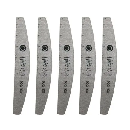Halo Elite Half-Moon Zebra Files 100/100 (5pk)