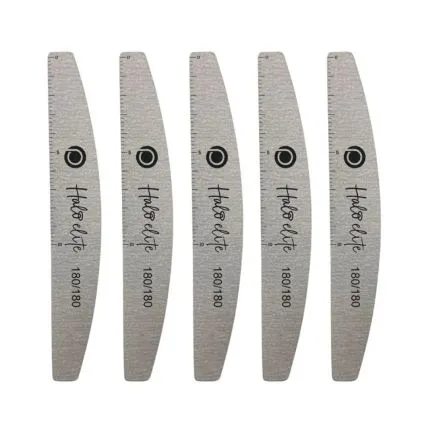 Halo Elite Half-Moon Zebra Files 180/180 (5pk)