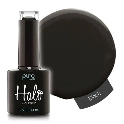 Halo Gel Polish Black (8ml)