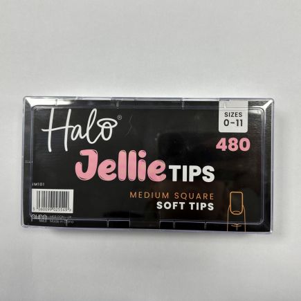 Halo Jellie Tips Medium Square (480 Pack)