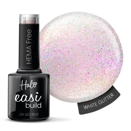 Halo EasiBuild HEMA-Free White Glitter (8ml)