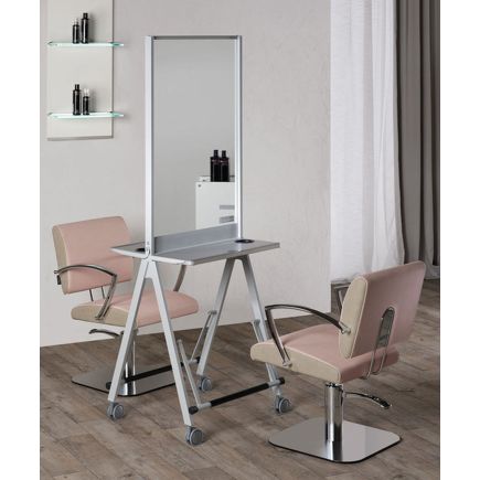 Salon Ambience Scuola Island Unit with Wheels