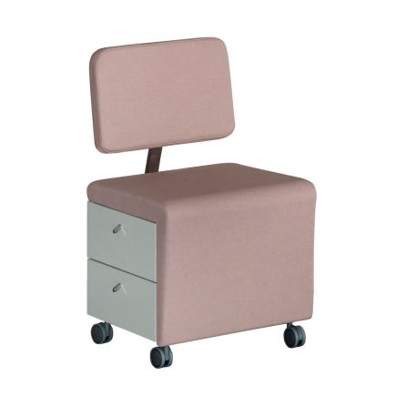 Medical & Beauty Wallie Manicure Trolley with Backrest Backrest