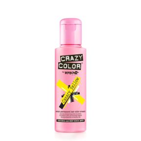 Crazy Color Semi-Permanent Hair Colour Cream Canary Yellow (100ml)