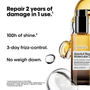 L'Oréal Professionnel Absolut Repair Molecular Bi-Phase Oil (90ml)