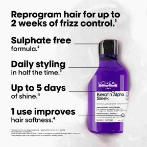 L'Or&eacute;al Professionnel Keratin Alpha Sleek Shampoo (300ml)