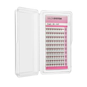 Salon System Russian Pro Fan Lash Extensions (C Curl 5D 8-13mm)