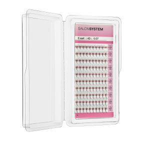 Salon System Russian Pro Fan Lash Extensions (C Curl 4D 8-13mm)