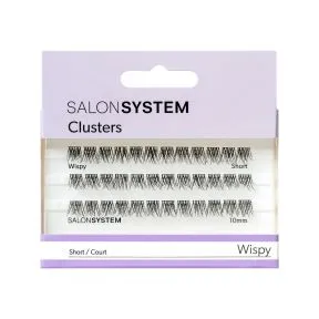 Salon System Individual Cluster Lashes Wispy Short