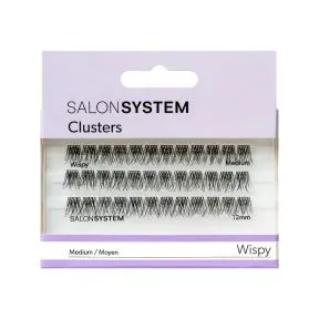Salon System Individual Cluster Lashes Wispy Medium
