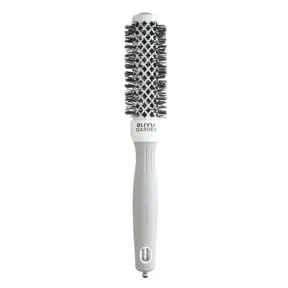 Olivia Garden Expert Blowout Shine Brush White & Grey 25mm