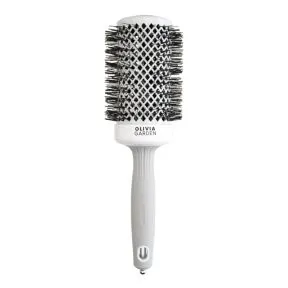 Olivia Garden Expert Blowout Shine Brush White & Grey 55mm