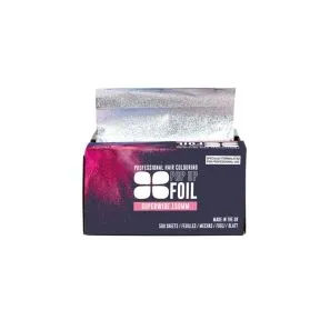 Procare Embossed Silver Superwide Hair Foil Pop Up Sheets 150mm x 280mm (500pk)