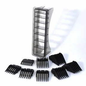 Wahl Cordless Super Taper Clipper and 1-8 Black Clipper Comb Set