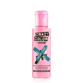 Crazy Color Semi-Permanent Hair Colour Cream Blue Jade (100ml)
