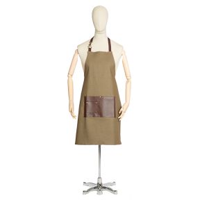 Feel For Hair Barber Apron Brown