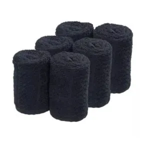 Barburys Facial Towel Black (6pk)