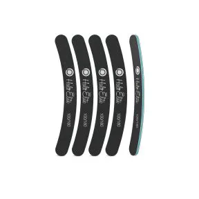 Halo Elite Black Nail Files 100/180 Grit (5pk)