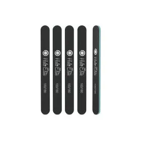 Halo Elite Black Nail Files 100/180 Grit (5pk)