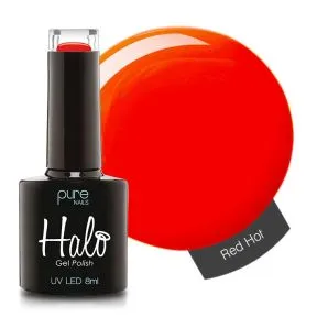 Halo Beach Party Collection Gel Polish Red Hot (8ml)
