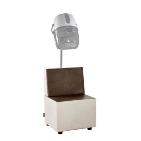 Salon Ambience Elle Waiting Chair with Dryer Holder