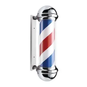 Lotus Barber Pole Silver 70cm