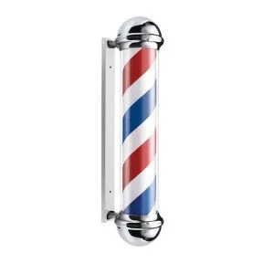 Lotus Barber Pole Silver 96cm
