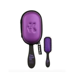 The Knot Dr. Pro Mini Hairbrush with Headcase Periwinkle