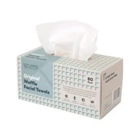 Scrummi Original Waffle Facial Towel (80pk)