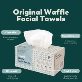 Scrummi Original Waffle Facial Towel (80pk)